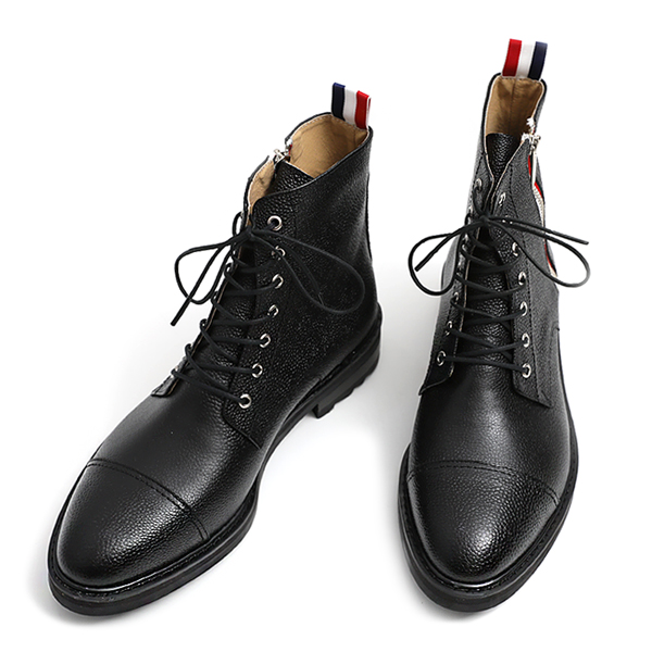 [공장직영] + 5cm Thom Browx zipper boots (real leather 100% ) - sh