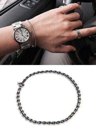 [당일배송] silver925 (100%) thread chain bracelet