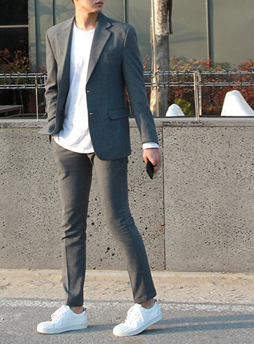 taylor made. Hound pattern jacket (suit set.) - jacket (gray)